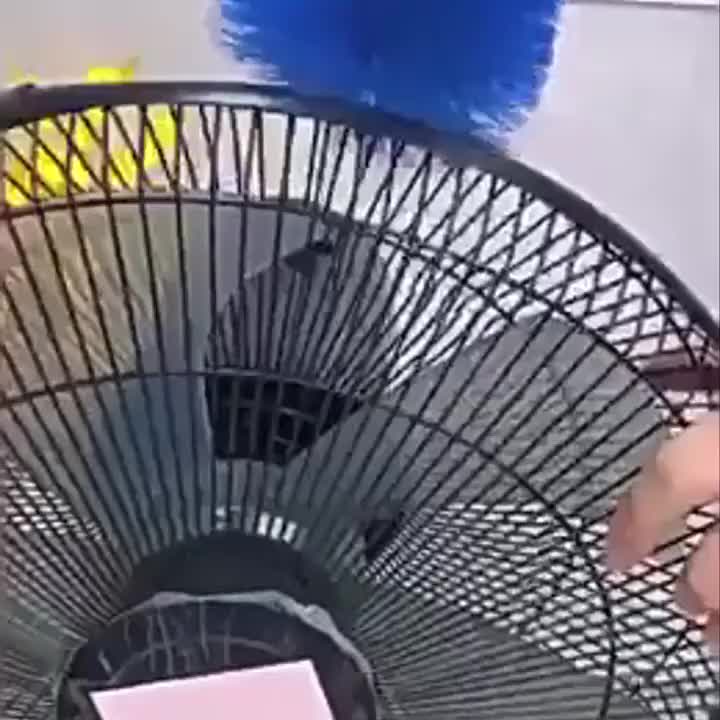 2pcs Set (Fan Cleaning Brush + Hook), Flexible Dusting Tool